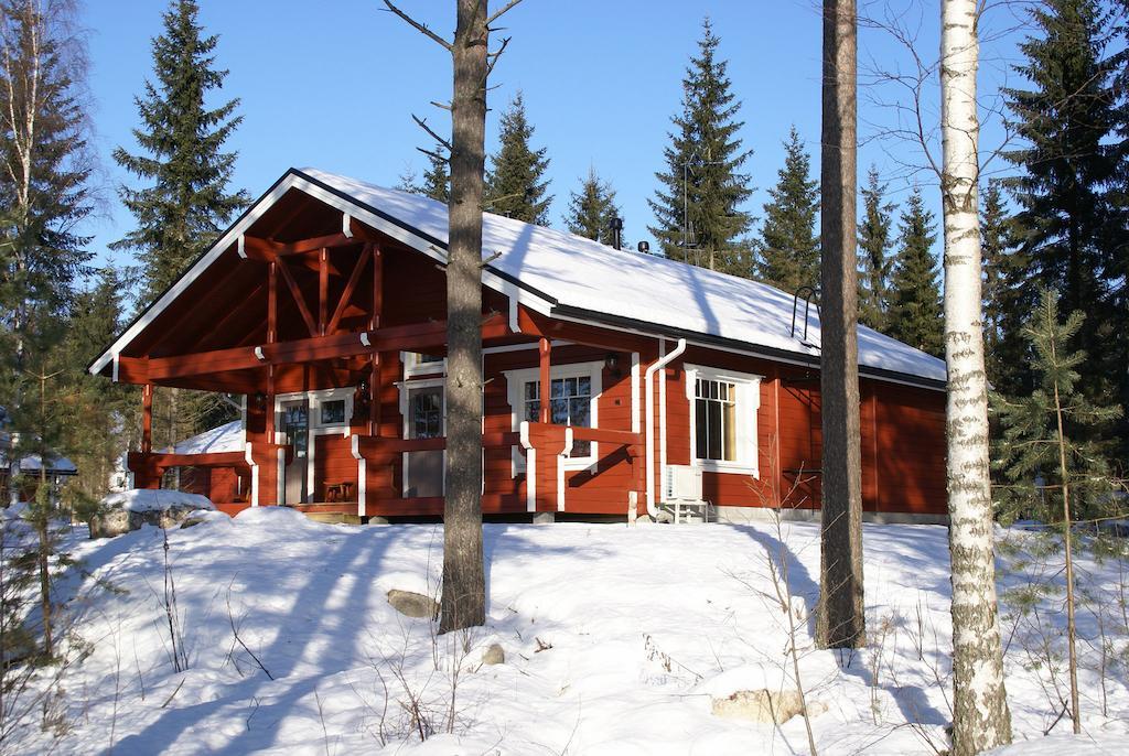 Kartanohotelli Satulinna Huvilat Hirvensalmi Rom bilde